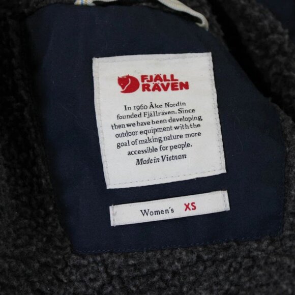 FJALLRAVEN Women's XS Night Sky Original Greenland Re-Wool Jacket Hooded Wool - Picture 8 of 12